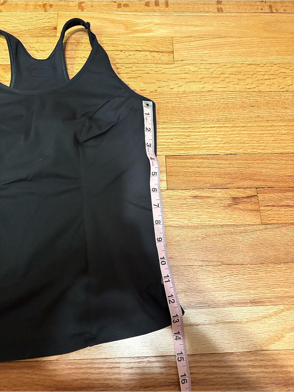 Shock Absorber Black Built In Bra Tank Racerback Medium - Picture 7 of 7